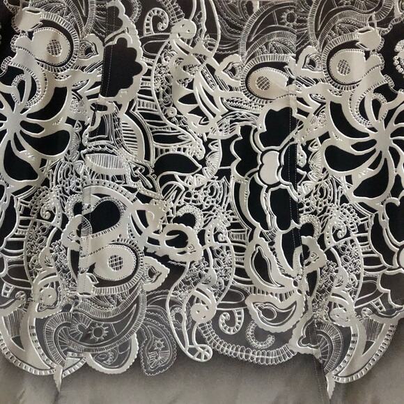 Kay Unger Silk A-Line Skirt Size 8 - Picture 3 of 7